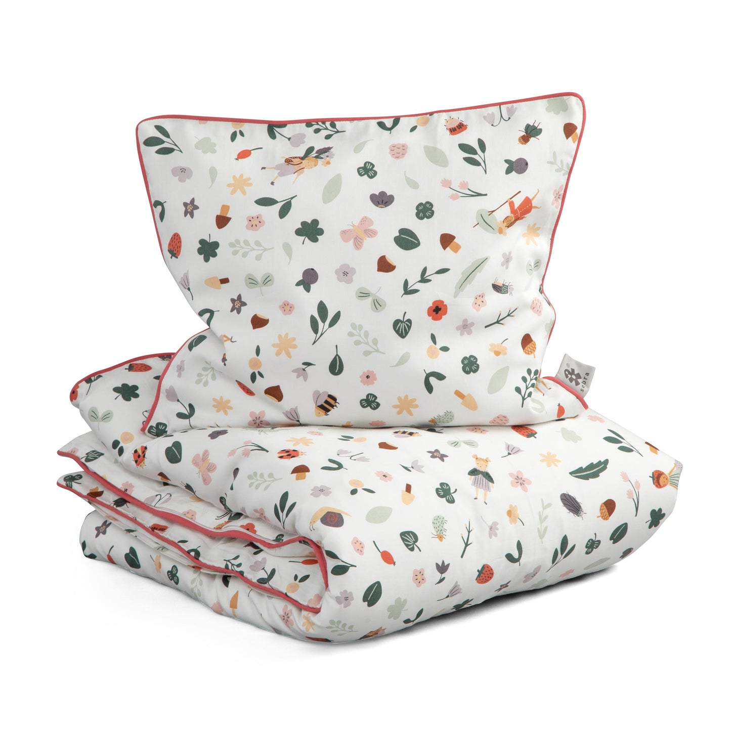 Sebra Påslakanset Junior 140x100 Pixie Land